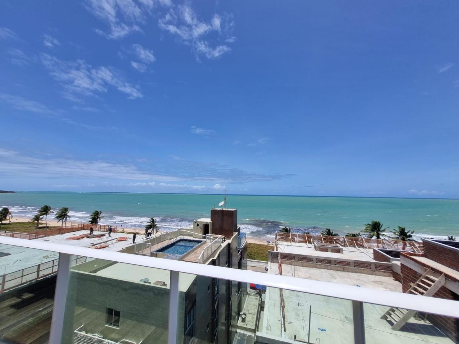 Confortavel Flat Com Piscina De Borda Infinita Na Cobertura Cabedelo Exterior foto